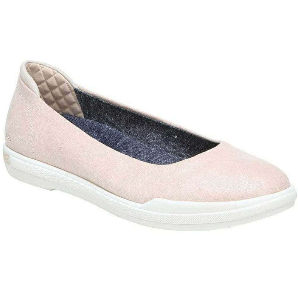 Dr. Scholl's Rise Shine Women's Faux Suede Lightweight Cushioned Ballet Flats